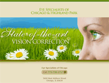 Tablet Screenshot of eyespecialistsonline.com